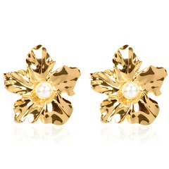 personality simple handmade flower earrings fashion wild temperament earrings wholesale nihaojewelry