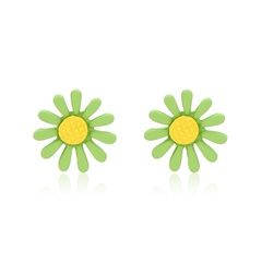 personality Mori Sunflower Daisy earrings small flower petals sweet temperament Korean wild earrings wholesale nihaojewelry
