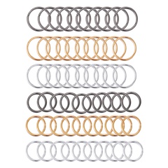 new gold silver black circle nose ring 60 piece set creative retro simple personality punk style nose ornaments wholesale nihaojewelry