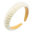 korean simple highend sponge hairband simple widebrimmed fashion handbeaded  temperament headband nihaojewelry wholesalepicture63