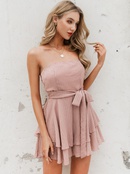 summer fashion new slim sexy off the shoulder pink dress for women wholesale  NHDE230734picture11