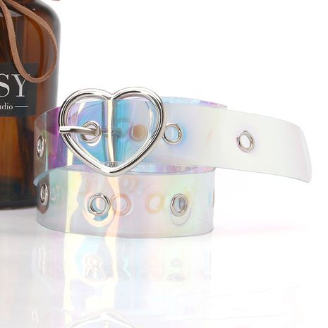 transparent dazzling eye belt trendy women's decorative belt wholesale nihaojewelry's discount tags