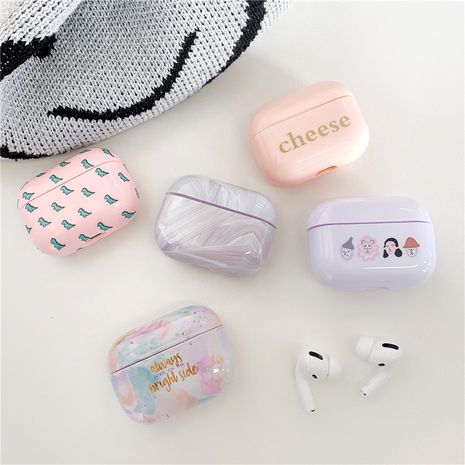Korean style cute pink dinosaur protective cover AirPods pro3 wireless Bluetooth headset wholesale nihaojewelry NHFI233335's discount tags