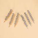 Korean new sweet metal crystal hair clip creative flower clip  wholesale nihaojewelrypicture10