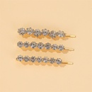 Korean new sweet metal crystal hair clip creative flower clip  wholesale nihaojewelrypicture11