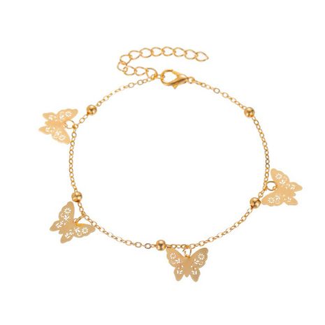 hot selling footwear hollow butterfly anklet sexy simple footwear foot chain wholesale nihaojewelry's discount tags