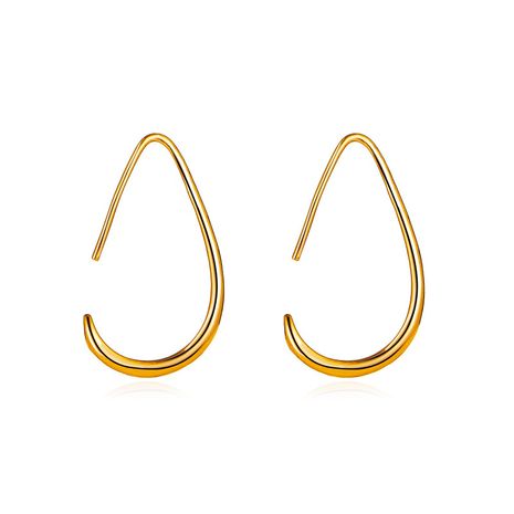 new earrings simple water drop earrings geometric earrings ear hook earrings wholesale nihaojewelry's discount tags