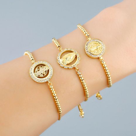 bracelet meilleure vente zircon bracelet mode simple bracelet en cristal en gros nihaojewelry's discount tags