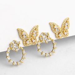 fashion jewelry Korean earrings butterfly earrings simple fashion earrings wholesale nihaojewelry
