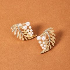 exaggerated earrings new bohemian diamond pearl earrings fashion earrings wholesale nihaojewelry