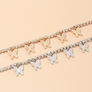 NZ1831 Europischer und amerikanischer grenz berschreiten der Schmuck Super Fairy ins Wind Schlsselbein kette Halskette einfache ein schicht ige Diamant Schmetterlings halskettepicture12