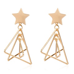 Bohemian retro alloy geometric gold earrings fashion earrings wholesale nihaojewelry
