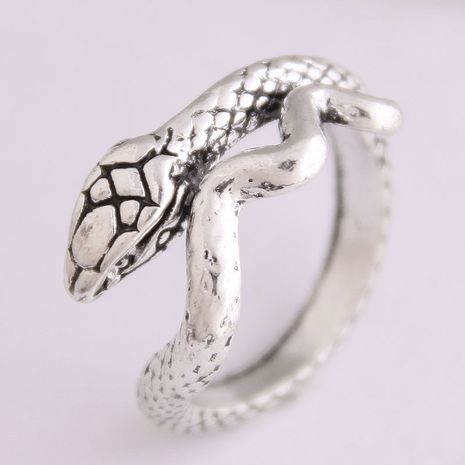 fashion retro simple auspicious snake personality open ring wholesale's discount tags
