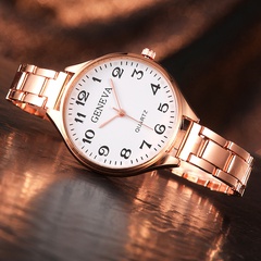 Large dial thin steel strap watch fashion thin steel strap quartz watch wholesale nihaojewelry