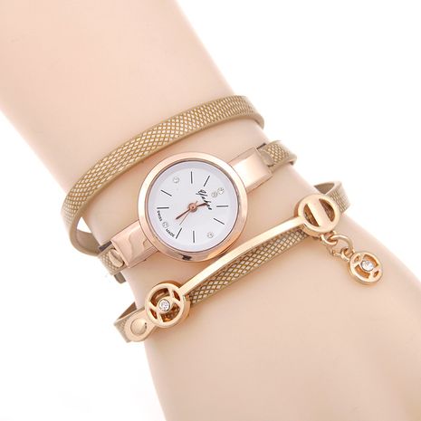 Diamante de moda cinturón delgado bobinado de cuarzo reloj de pulsera de mujer al por mayor nihaojewelry's discount tags