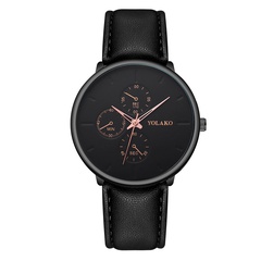 British style men's ultra-thin belt watch fashion simple quartz belt watch wholesale nihaojewelry