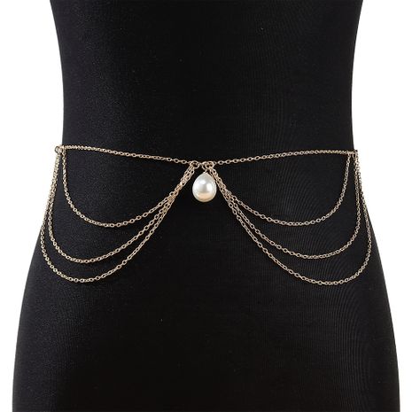  fashion retro wild personality sexy pearl waist chain nihaojewelry wholesale   NHPS235584's discount tags