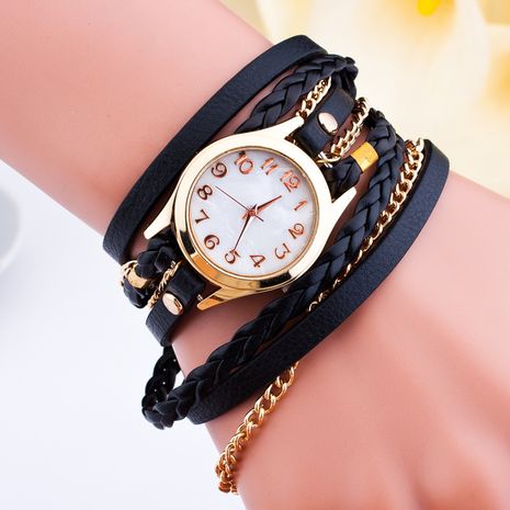 new fashion Braided Rope Hanging Chain  Watch Three Circle Wrap Watch wholesale's discount tags