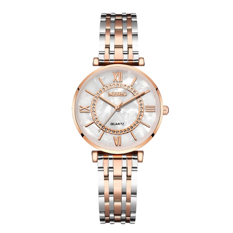 Fashion Roman Scale Diamond Gypsophila Women's Quartz Diamond watch wholesale NHSS235696's discount tags