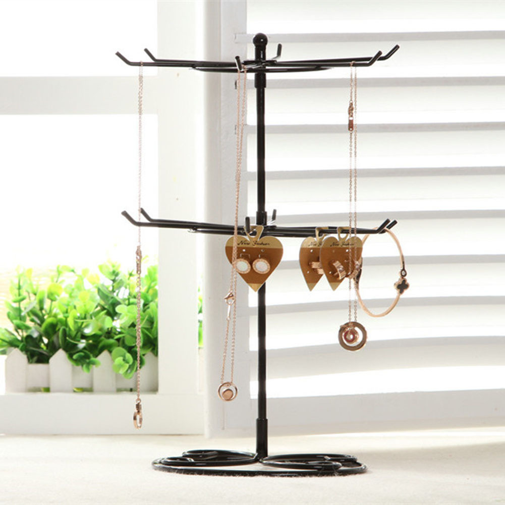 Wholesale fashion new Wrought iron display stand household necklace earring  storage rack jewelry display stand wholesale - Nihaojewelry