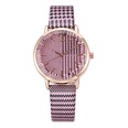 Fashion plaid design ladies belt watch polygonal angular glass mirror quartz casual wrist watch wholesalepicture18