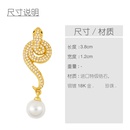 new pearl earrings exaggerated serpentine earrings jewelry wholesale nihaojewelrypicture11