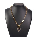 fashion Punk style alloy necklace creative geometric love pendant necklace wholesale nihaojewelrypicture17
