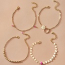 classic style new jewelry retro gravel head circle bracelet 4piece set wholesale nihaojewelrypicture10