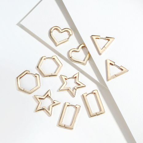 fashion women's geometric earrings simple hoop earrings wholesale nihaojewelry's discount tags