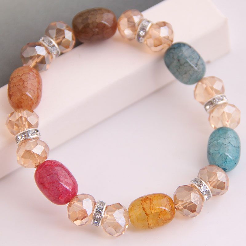 Mode corenne concise cent cristaux assortis bracelet pour femmes en gros nihaojewelry