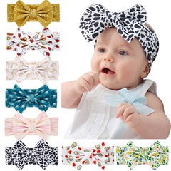 printing children's bow headband foreign trade children's jewelry wholesale baby bow headband wholesale