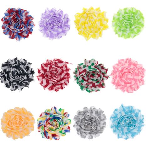 jewelry accessories chiffon shabby fringe flower wave color sun flower embroidery head flower wholesale nihaojewelry's discount tags
