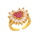 Fashion allmatch ring women copper ring micro diamond zircon love open ring wholesale nihaojewelrypicture11