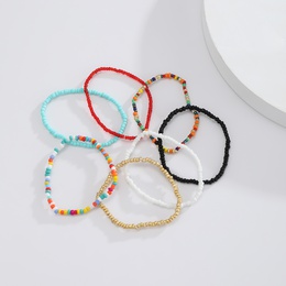 creative and fashionable jewelry bohemian style rice bead set bracelet color jewelry wholesale nihaojewelrypicture18