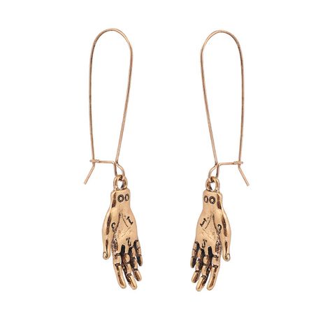 new earrings Fatima palm earrings long retro earrings wholesale nihaojewelry's discount tags