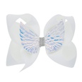 children angel wings bow hairpin girl solid color 6 inch bow clip 16 colors hair clips wholesalepicture22