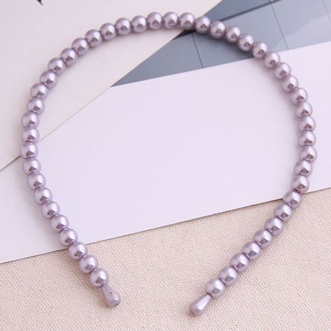 Diadema de moda coreana todo fósforo simple perla damas diadema simple accesorios para el cabello aleación diadema nihaojewelry's discount tags