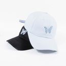Fashion broken edge embroidery butterfly baseball cap soft top black breathable sunscreen cap women summer nihaojewelrypicture19