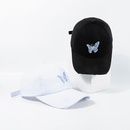 Fashion broken edge embroidery butterfly baseball cap soft top black breathable sunscreen cap women summer nihaojewelrypicture18