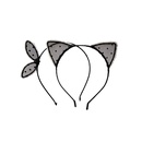 Koreanische Version von lustigen niedlichen Perlen Stirnband Polka Dot Mesh Katzen ohren dnne Seite Stirnband Polka Dot Kaninchen ohren Krone Haar bndelpicture19