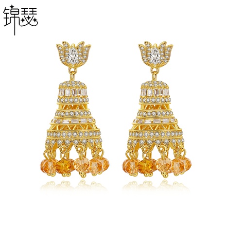 fashion luxury new style ladies banquet ethnic style earrings wholesale nihaojewelry's discount tags