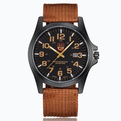 fashion military watch woven nylon belt watch hot style men's watch wholesale