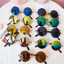 Gafas de sol con montura redonda colorida coreana Gafas retro de moda Metal Prince Trend al por mayor nihaojewelrypicture7