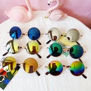 Gafas de sol con montura redonda colorida coreana Gafas retro de moda Metal Prince Trend al por mayor nihaojewelrypicture8
