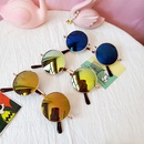 Gafas de sol con montura redonda colorida coreana Gafas retro de moda Metal Prince Trend al por mayor nihaojewelrypicture9