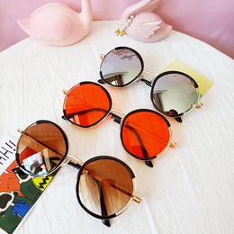 Childrens sunglasses new fashion baby sunglasses round UV protection glasses wholesale nihaojewelrypicture8
