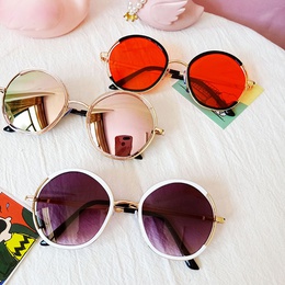 Childrens sunglasses new fashion baby sunglasses round UV protection glasses wholesale nihaojewelrypicture10