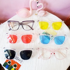 Fashion New trend sunglasses for women cat eye shape color sunglasses women's glasses nihaojewelry