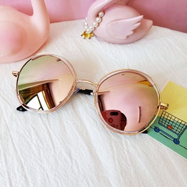 Childrens sunglasses new fashion baby sunglasses round UV protection glasses wholesale nihaojewelrypicture13