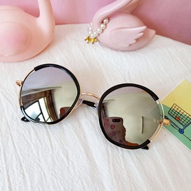 Childrens sunglasses new fashion baby sunglasses round UV protection glasses wholesale nihaojewelrypicture14